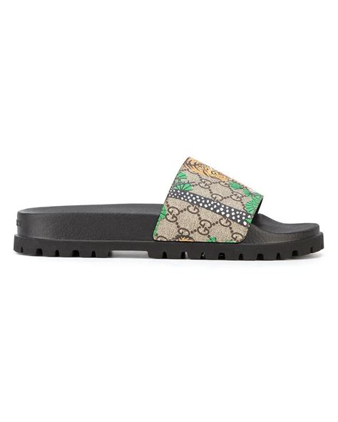 gucci bengal tiger slides women's|Women’s Gucci interlocking G Leather Espadrilles .